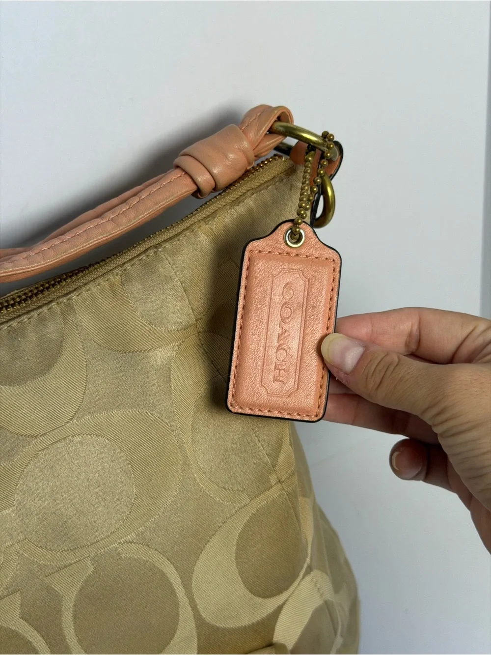 Coach Y2K Kristin Signature Sateen Hobo Bag